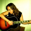 Kristina playing Dean Guitar